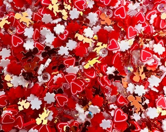Cupid Parade Polymer Clay Slices: Nail Art, resin crafts (Non-Edible)