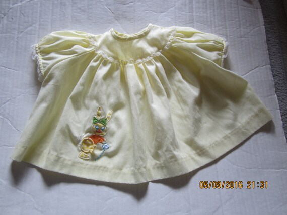 Vintage 1950's Nannette baby shirt embroidered horse pull toy 12 month