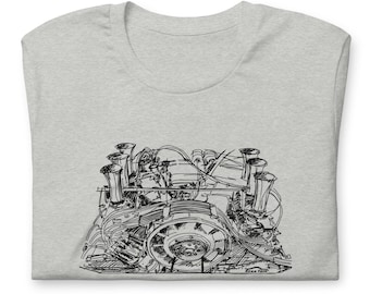Men's 73 RSR Flat Six Engine Tee