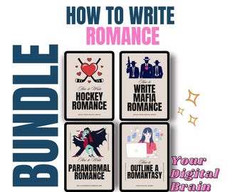 Romanze Journaling Bundle: Paranormal, Mafia, Hockey, Romantasy (PDF Workbooks)