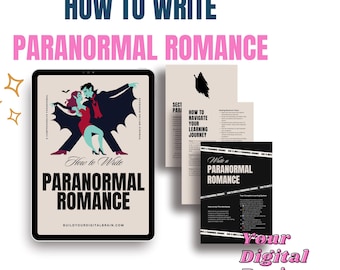 Schrijfwerkboek paranormaal romantiek: romansjabloon, plotten (pdf-download)
