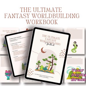 Fantasy Worldbuilding Workbook | Digital Planner for Writers | Novel Planning | Writing Template | Storytelling | GoodNotes | D&D