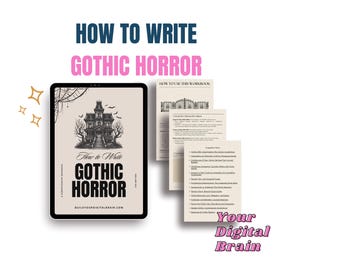 Werkboek Gothic Horror Schrijven: Dark Fiction Author Planner (pdf-download)