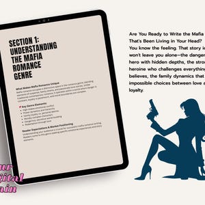 How to Write Mafia Romance Writing Workbook | 70 Page Digital Guide | Character Development | Cultural Sensitivity | Romance Writers
