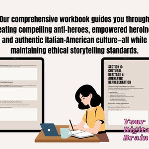 How to Write Mafia Romance Writing Workbook | 70 Page Digital Guide | Character Development | Cultural Sensitivity | Romance Writers