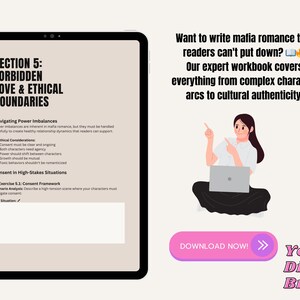 How to Write Mafia Romance Writing Workbook | 70 Page Digital Guide | Character Development | Cultural Sensitivity | Romance Writers