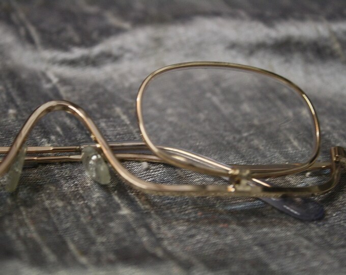 Vintage Hinged Reading Glasses Etsy