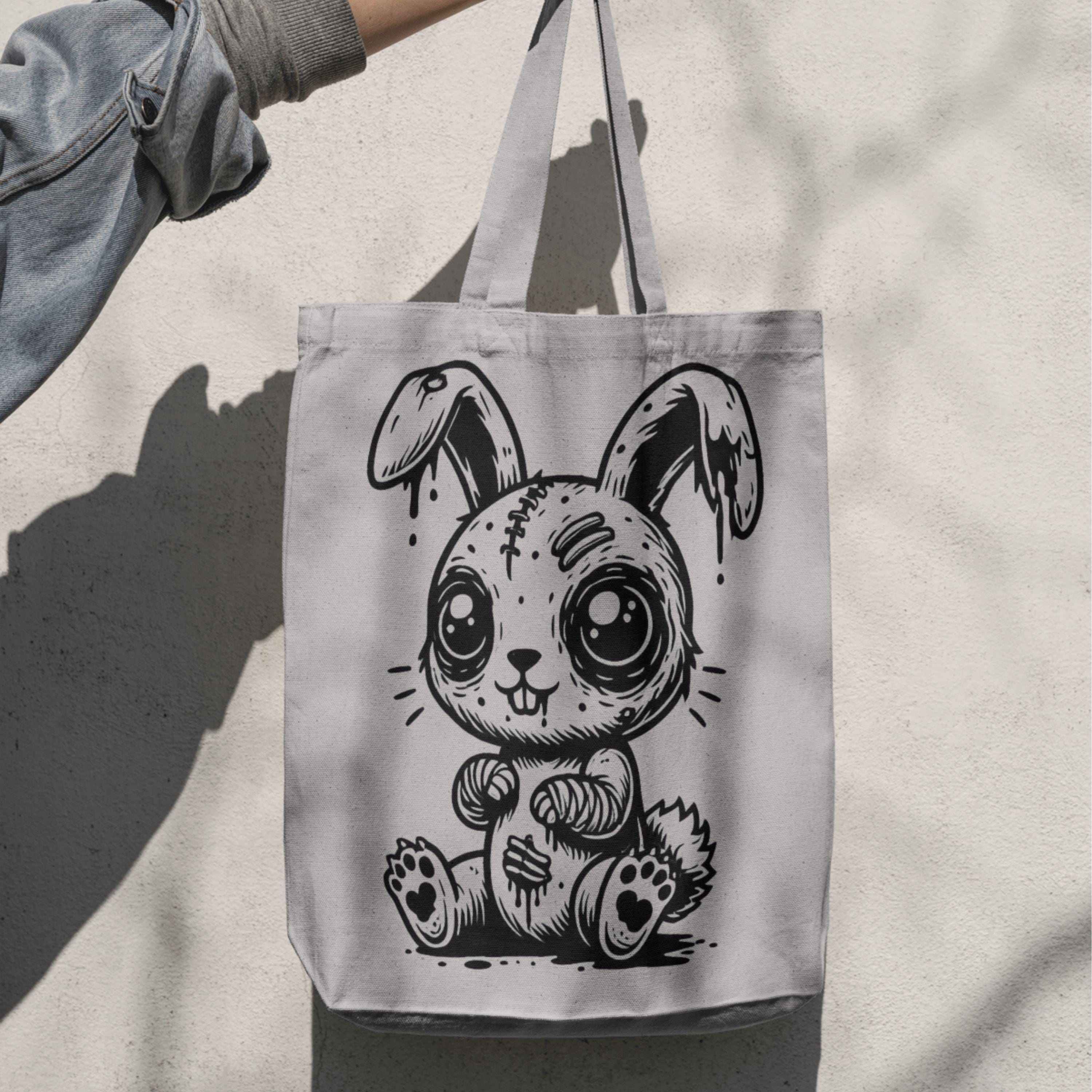 Zombie Rabbit Svg - Scary Rabbit Svg - Rabbit Poster Svg - Rabbit ...