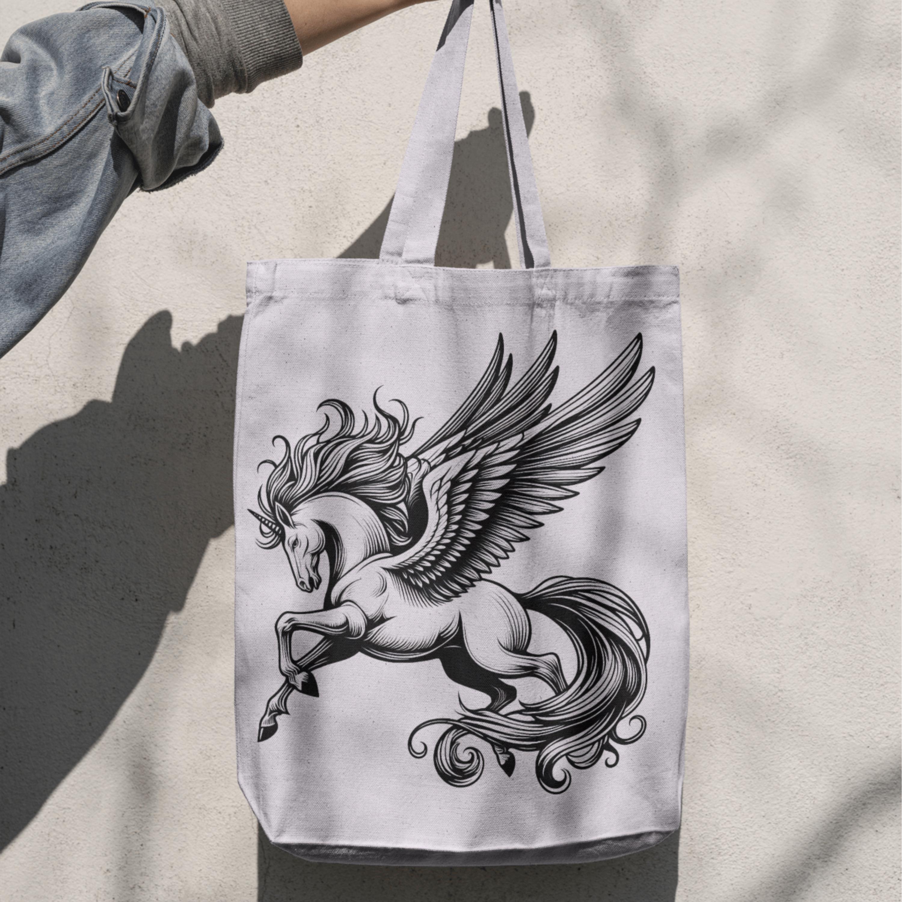Majestic Pegasus SVG - Flying Winged Horse PNG - Mythical Creature ...