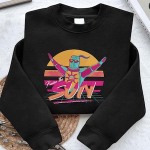 Embroidered Praise The Sun Sweatshirt And Hoodie, Homage Thank God Online Gaming Dark Souls Nerd Gamer Best Seller