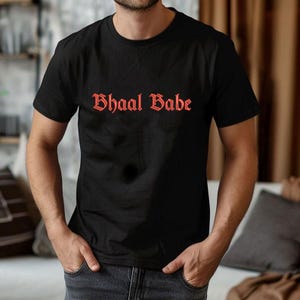 Bhaal Babe BG3 Embroidered Sweatshirt And Hoodie, Baldur&#39;s Gate 3 Bhaal Spawn Shirt, Baldur&#39;s Gate For Fans, Gift for gamer