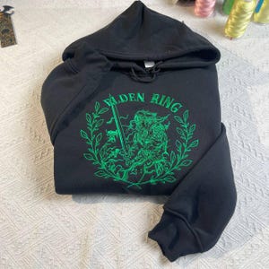 Elden Ring Embroidered Sweatshirt and Hoodie, The Tarnish Elden Ring , Gaming Gift, Gift For Him, Gift For Her