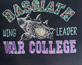 Embroidered Basgiath War College sweatshirt. Dragon Rider, Fourth Wing embroidered hoodie, booktok, bookish gifts