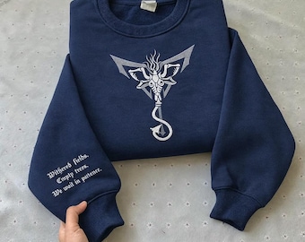 Las Plagas Resident Evil Embroidered Sweatshirt, Umbrella Corp Hoodie, Horror Game Sweatshirt, Leon Kennedy Apparel, Gamer Gift