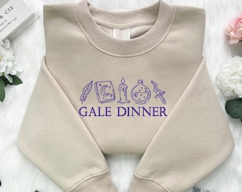Gale Dinner Embroidered Sweatshirt And Hoodie, Baldur's Gate Shirt , bg3 shirt, Gift For Gamers