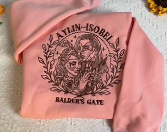 Bluza z haftem Alyn Isobel, prezent dla fanów Baldur's Gate