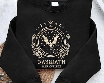 Embroidered Fourth Wing Sweatshirt, Basgiath War College, Dragon Rider