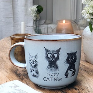 Becher mit Katzenmotiv | lustige Becher | Kaffeebecher mit Gravur