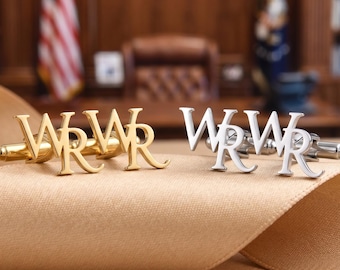 Gemelli personalizzati con iniziali per i testimoni dello sposo, gemelli da matrimonio personalizzati, regalo per lo sposo, regalo per il testimone, gemelli con monogramma inciso, regalo per lui