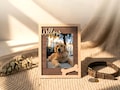 Custom Pet Memorial Frame, Personalized Wooden Picture Frame for Dog, Pet Loss Gift, Gog mom gift, Rainbow Bridge Remembrance, Dog keepsake