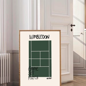 Wimbledon Tennis Print