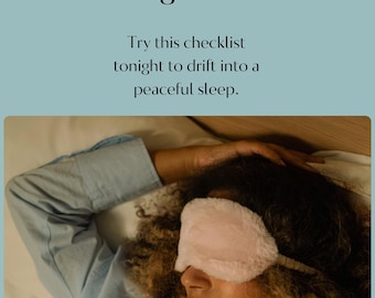 Sleep Soundly: Your Essential Checklist for Restful Nights
