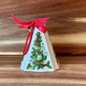Vintage GiftCo Porcelain Potpourri Pomander Christmas Ornament