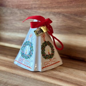 Vintage GiftCo Porcelain Potpourri Pomander Christmas Ornament