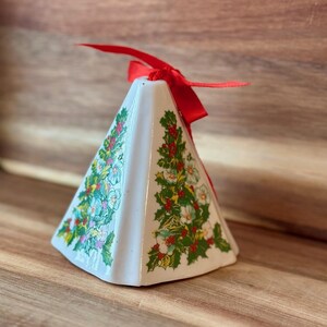 Vintage GiftCo Porcelain Potpourri Pomander Christmas Ornament