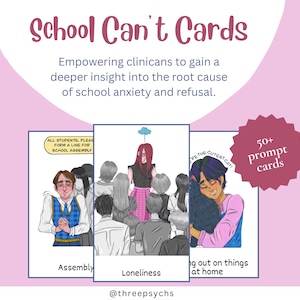 School Can't Cards - Befähigung von Medizinern, einen tieferen Einblick in die Grundgrund von Schulangst und -verweigerung zu erhalten.