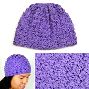 Cozy Hat - 5 Sizes - PDF Crochet Pattern - Instant Download