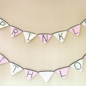 Pennant Banner - PDF Crochet Pattern - Instant Download