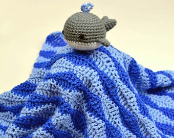 Baby Whale Lovey - PDF Crochet Pattern - Instant Download