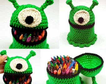 Alien Container - PDF Crochet Pattern - Instant Download