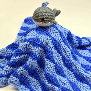 Baby Whale Lovey - PDF Crochet Pattern - Instant Download