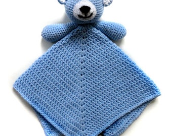 Teddy Bear Security Blanket - PDF Crochet Pattern - Instant Download