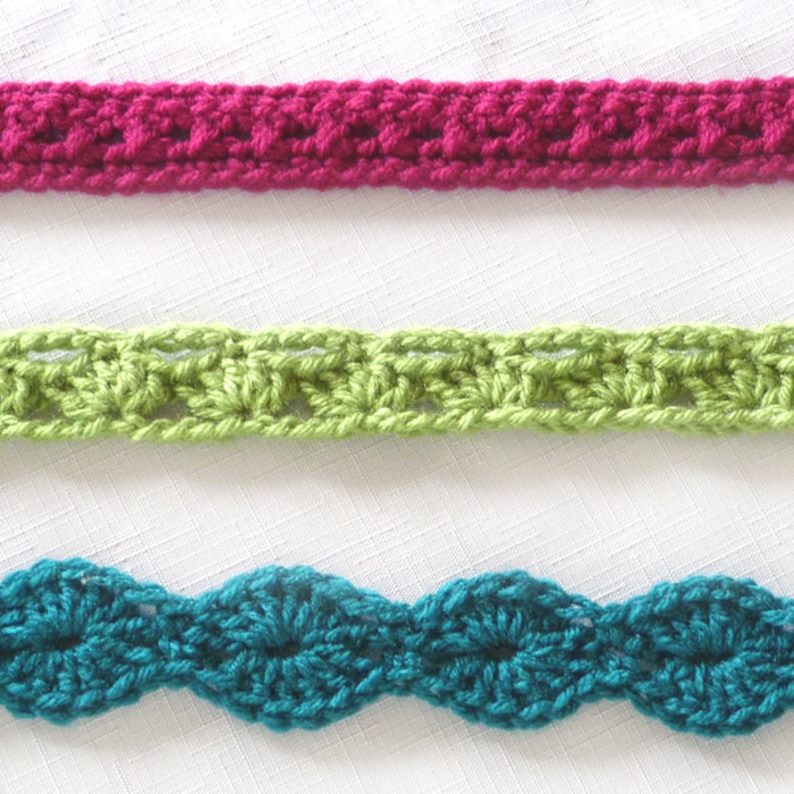 Accent Belts PDF Crochet Pattern Instant Download image 1