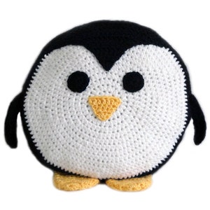 Penguin Pillow - PDF Crochet Pattern - Instant Download