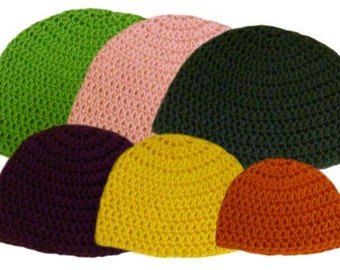 Super Quick Family Beanie Set (6 Sizes) - PDF Crochet Pattern - Instant Download