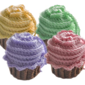 Cupcake Drawstring Bag - PDF Crochet Pattern - Instant Download