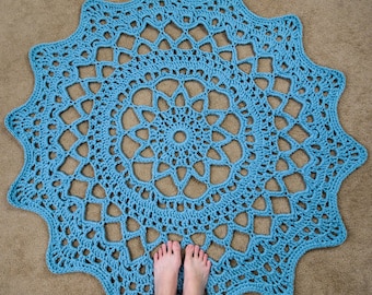 Doily Rug - PDF Crochet Pattern - Instant Download