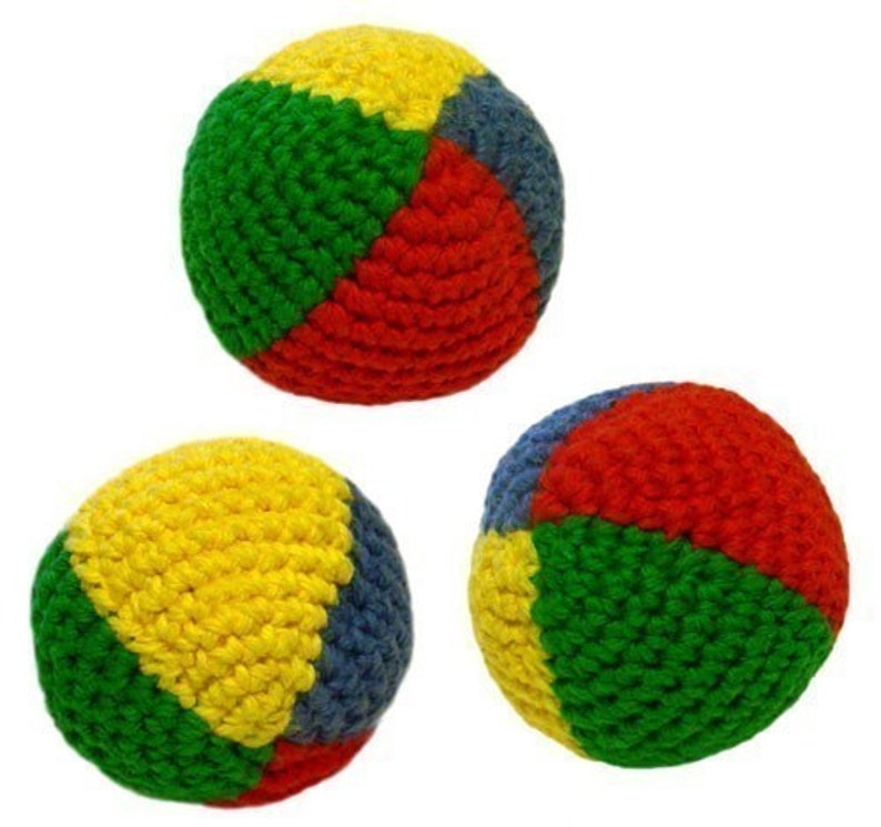 Juggling Balls PDF Crochet Pattern Instant Download image 1