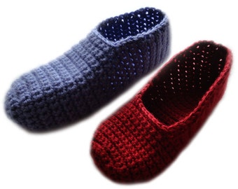 Easy Adjustable Slippers Version 2 - PDF Crochet Pattern - Instant Download