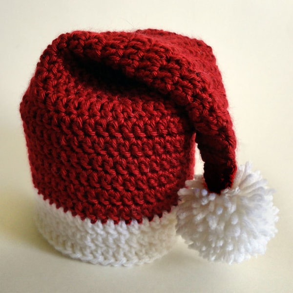 Santa Hat Toilet Paper Roll Cover - PDF Crochet Pattern - Instant Download