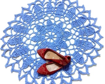 Blossoming Doily Rug - PDF Crochet Pattern - Instant Download