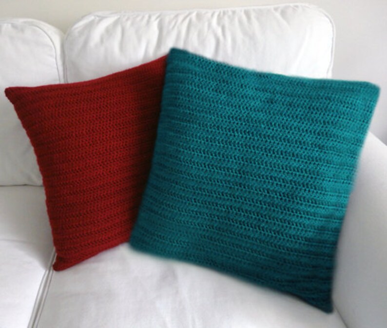 Classic Pillow Cover PDF Crochet Pattern Instant Download Etsy