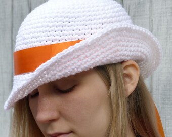 Vintage Glenda Hat - 5 Sizes - PDF Crochet Pattern - Instant Download