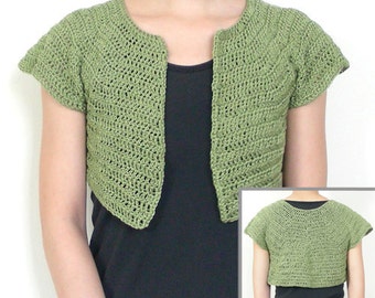 Classic Bolero (9 sizes) - PDF Crochet Pattern - Instant Download