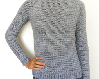 Classic Sweater - 9 Sizes - PDF Crochet Pattern - Instant Download