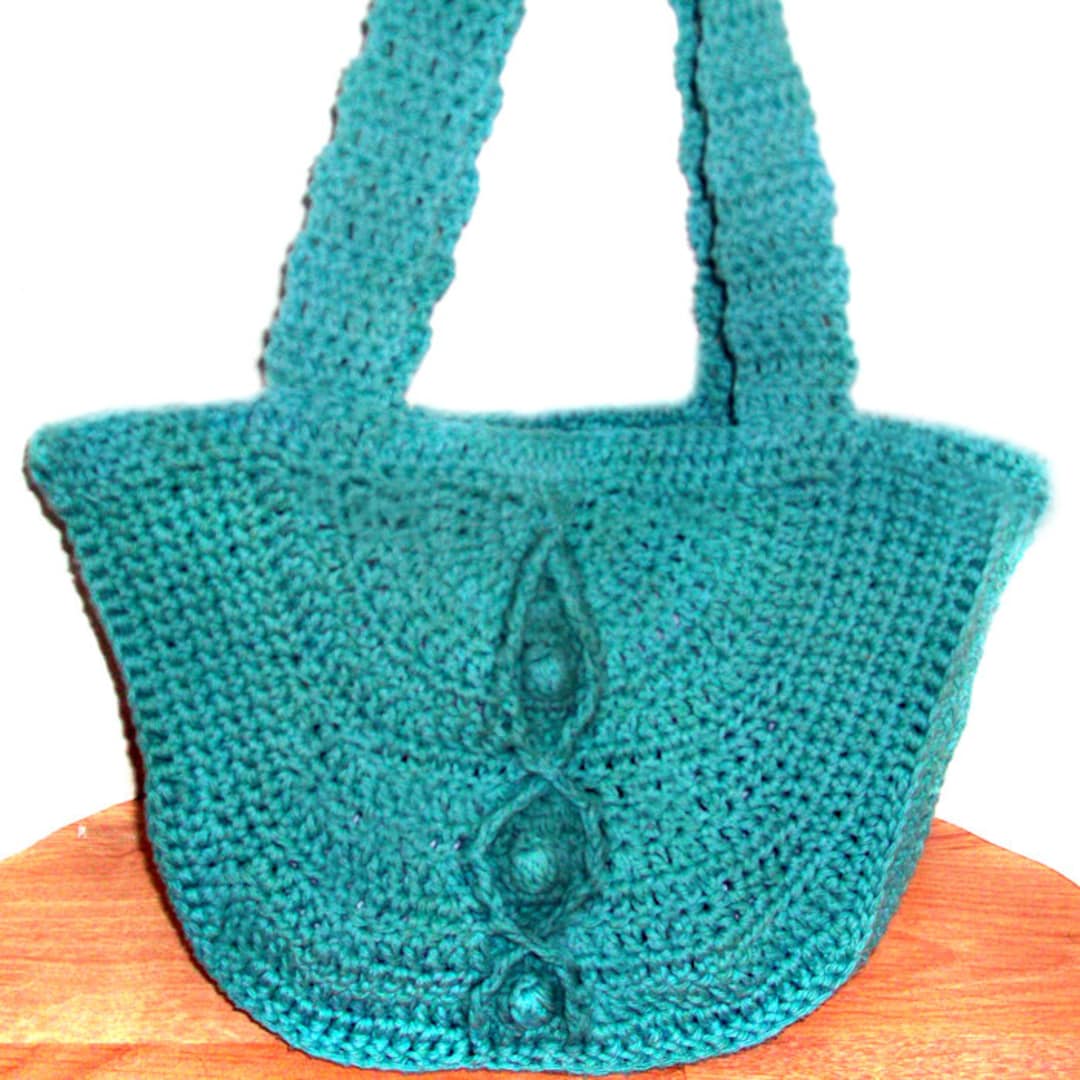 Cable Bobble Bag - PDF Crochet Pattern - Instant Download - Etsy